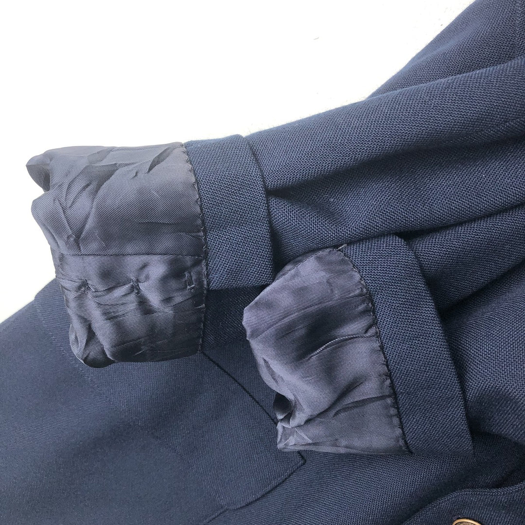 MARTYS Navy Blazer Tailored Jacket, Made in USA, Women's Size L (approx.) unclear navy blue type Vintage Second Hand