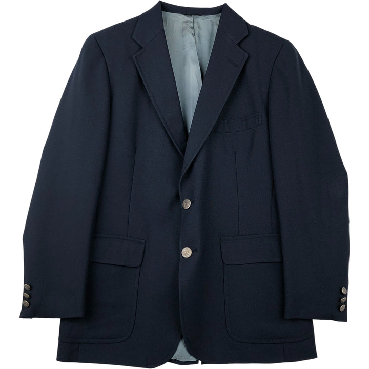 Bruce Douglas Blazer, Tailored Jacket, Made in USA, Men's Size Medium unclear navy blue type Vintage Second Hand