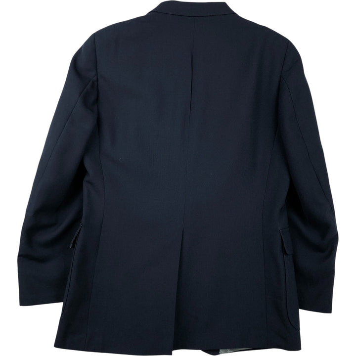 Bruce Douglas Blazer, Tailored Jacket, Made in USA, Men's Size Medium unclear navy blue type Vintage Second Hand