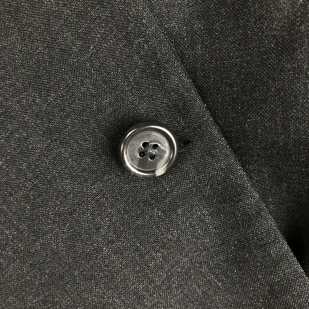 Nordstrom wool tailored jacket, made in the USA, men's size L wool Charcoal Vintage Second Hand
