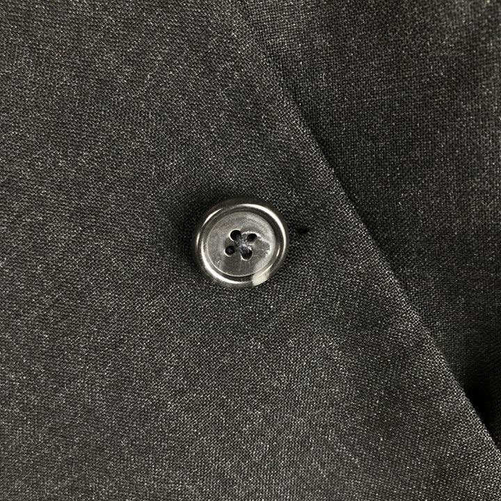 Nordstrom wool tailored jacket, made in the USA, men's size L wool Charcoal Vintage Second Hand