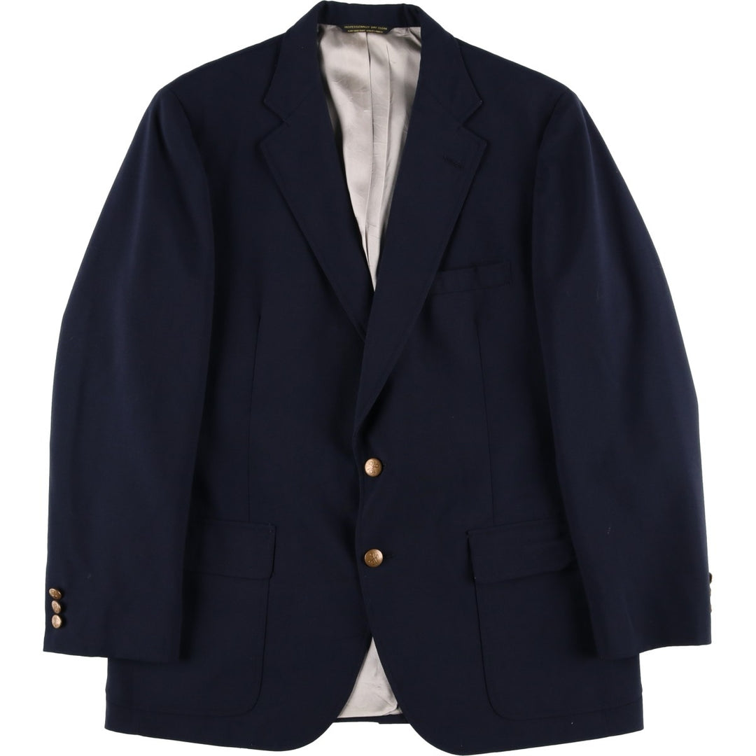 Racquet Navy Blazer, Tailored Jacket, Made in USA, Men's Size L unclear navy blue type Vintage Second Hand