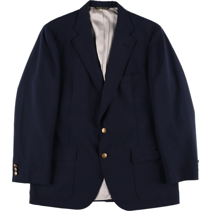 Racquet Navy Blazer, Tailored Jacket, Made in USA, Men's Size L unclear navy blue type Vintage Second Hand