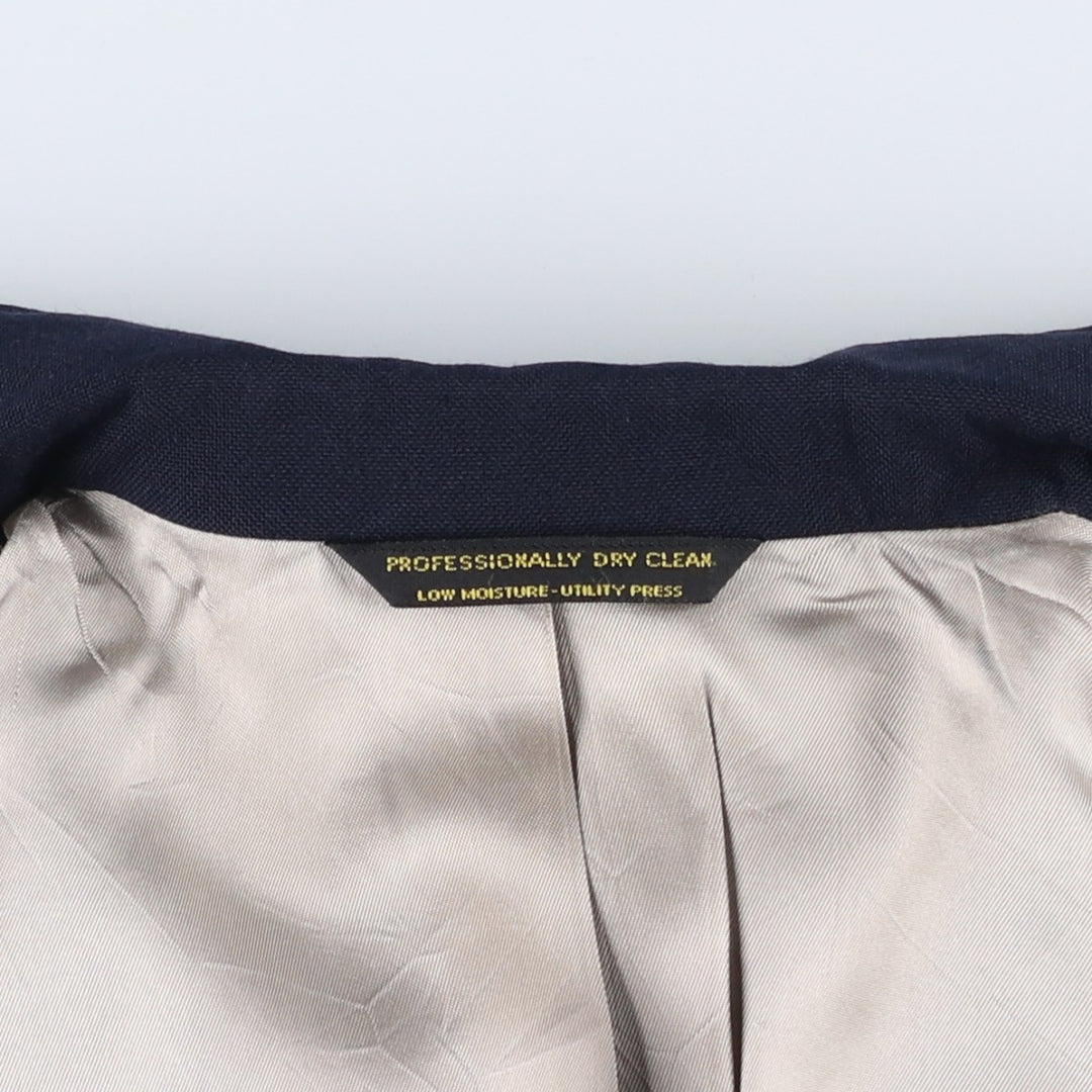 Racquet Navy Blazer, Tailored Jacket, Made in USA, Men's Size L unclear navy blue type Vintage Second Hand