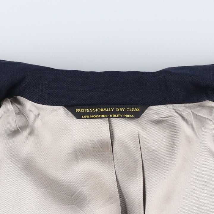 Racquet Navy Blazer, Tailored Jacket, Made in USA, Men's Size L unclear navy blue type Vintage Second Hand