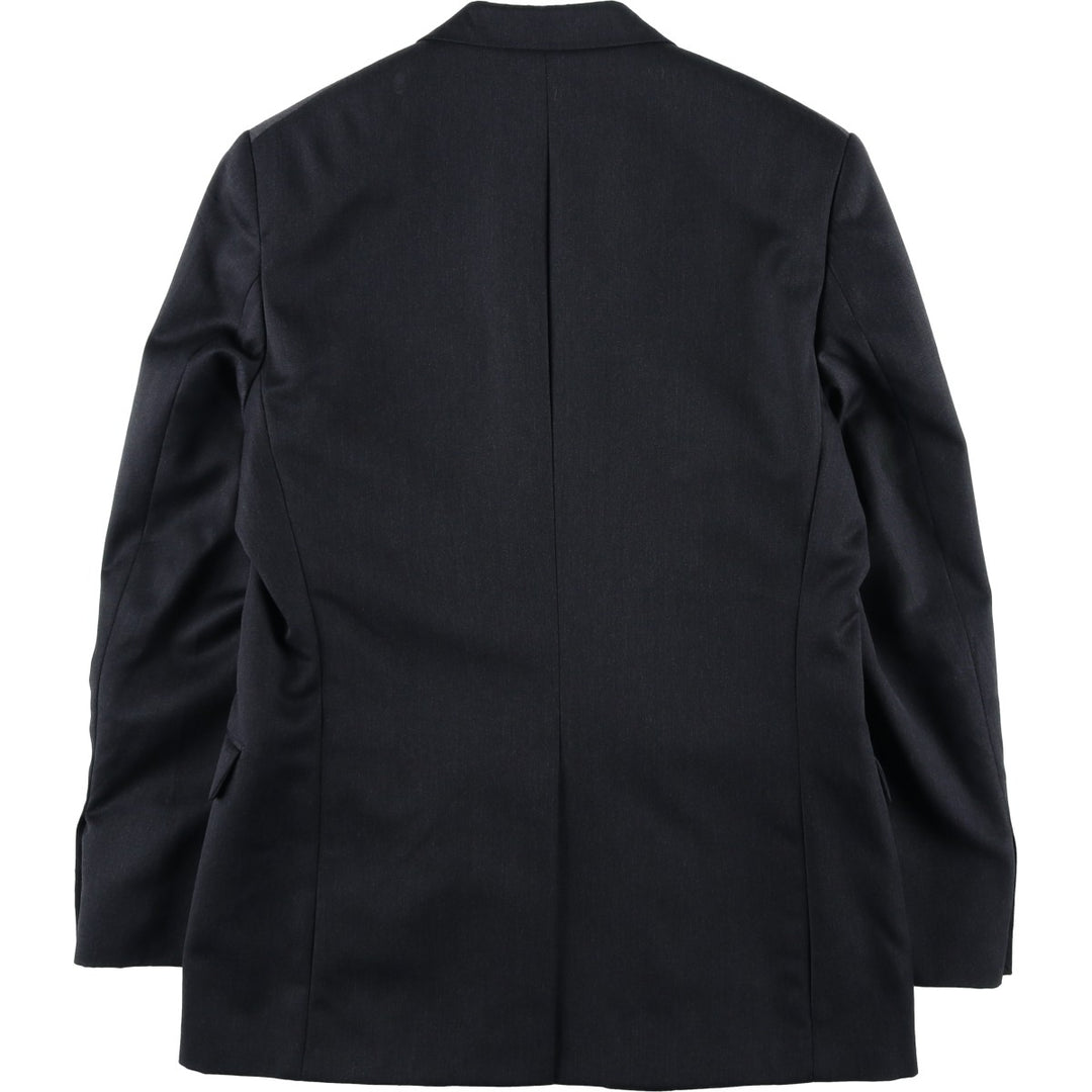 Ralph Lauren wool tailored jacket, made in Canada, men's size M wool Charcoal Vintage Second Hand