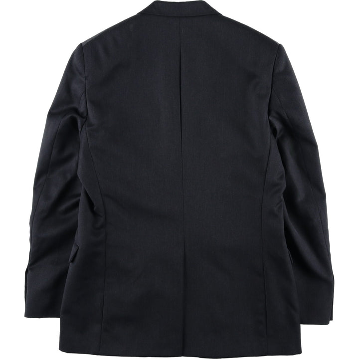 Ralph Lauren wool tailored jacket, made in Canada, men's size M wool Charcoal Vintage Second Hand