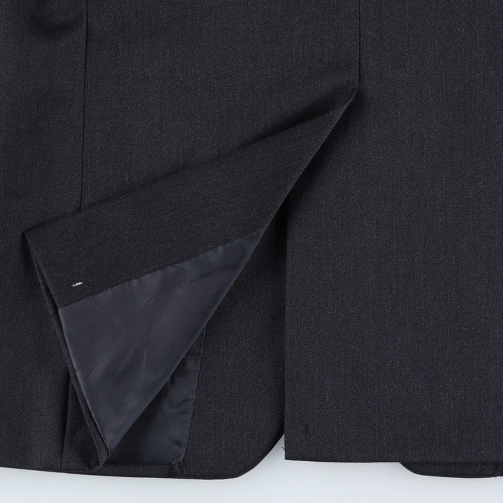 Ralph Lauren wool tailored jacket, made in Canada, men's size M wool Charcoal Vintage Second Hand