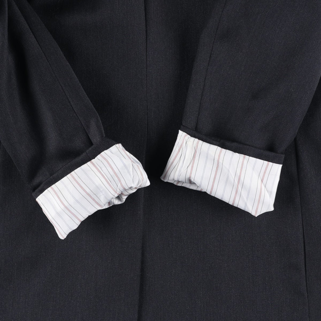 Ralph Lauren wool tailored jacket, made in Canada, men's size M wool Charcoal Vintage Second Hand