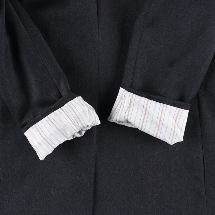Ralph Lauren wool tailored jacket, made in Canada, men's size M wool Charcoal Vintage Second Hand