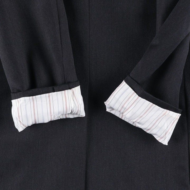 Ralph Lauren wool tailored jacket, made in Canada, men's size M wool Charcoal Vintage Second Hand