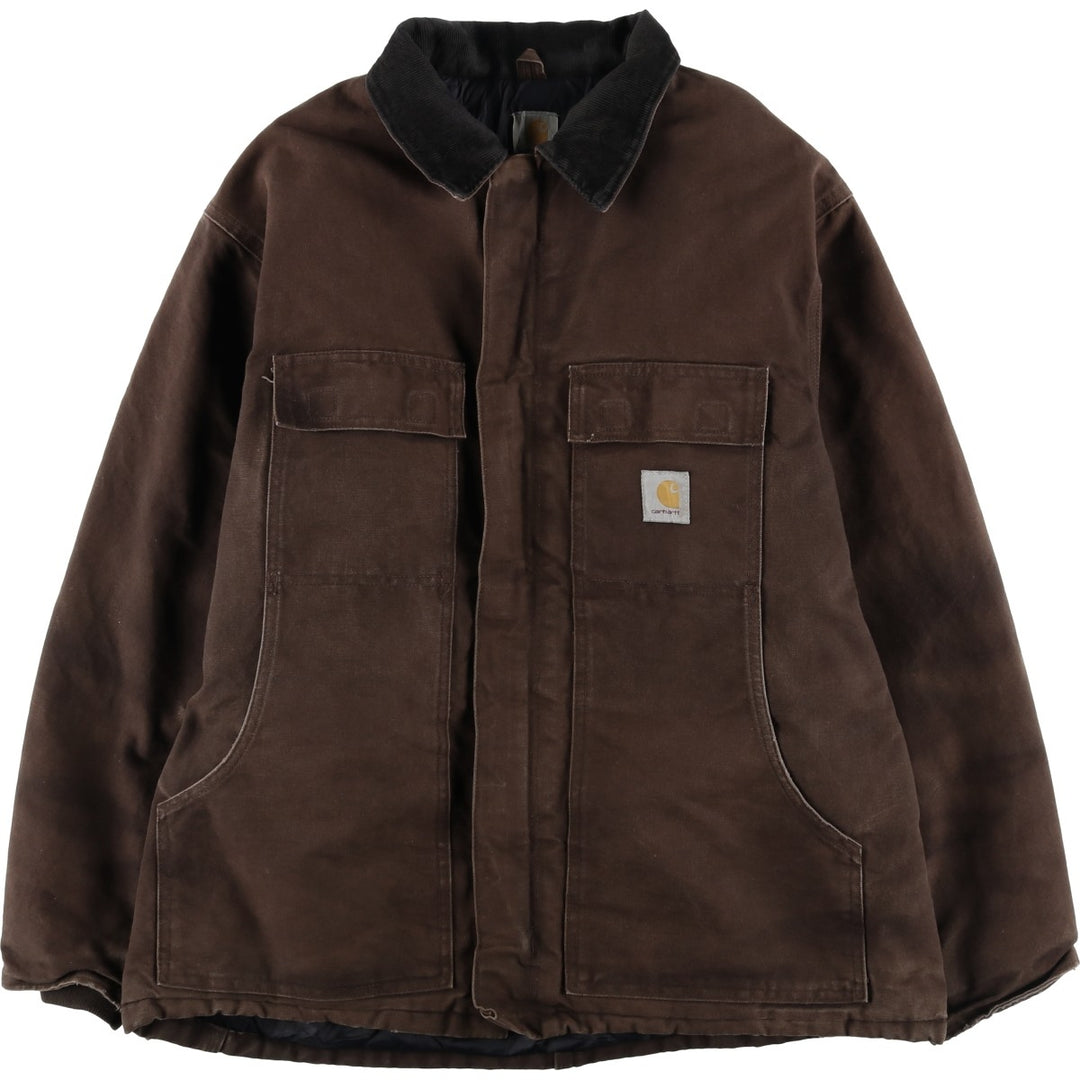 Carhartt Traditional Padded Duck Work Jacket, Men's Size XL unclear brown type Vintage Second Hand