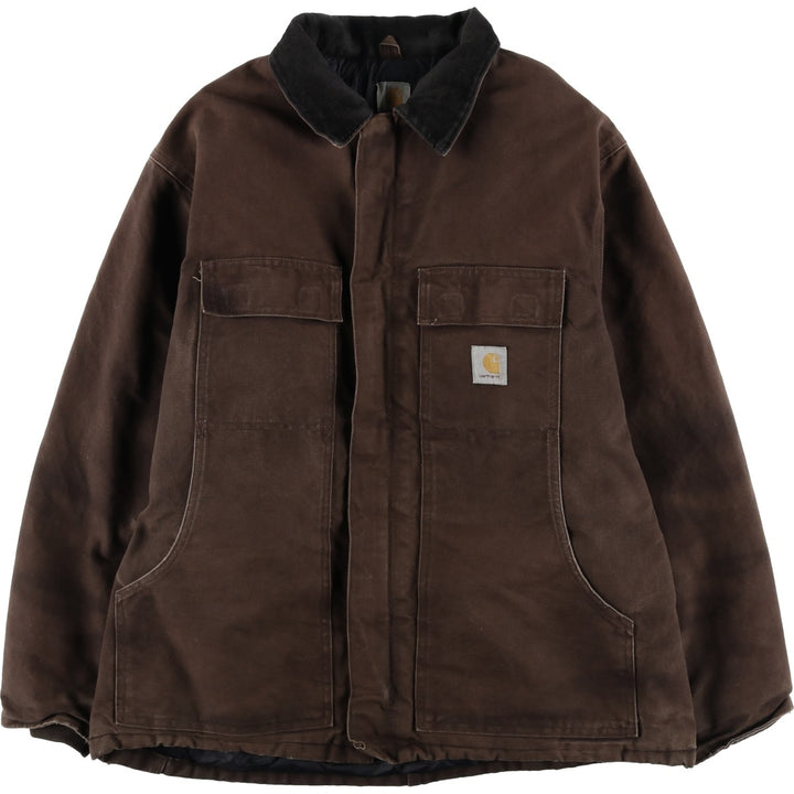 Carhartt Traditional Padded Duck Work Jacket, Men's Size XL unclear brown type Vintage Second Hand