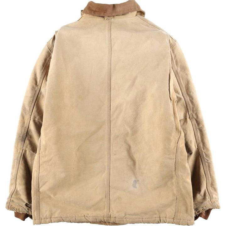 Carhartt Traditional Padded Duck Work Jacket, Men's Size XL unclear beige type brown Vintage Second Hand