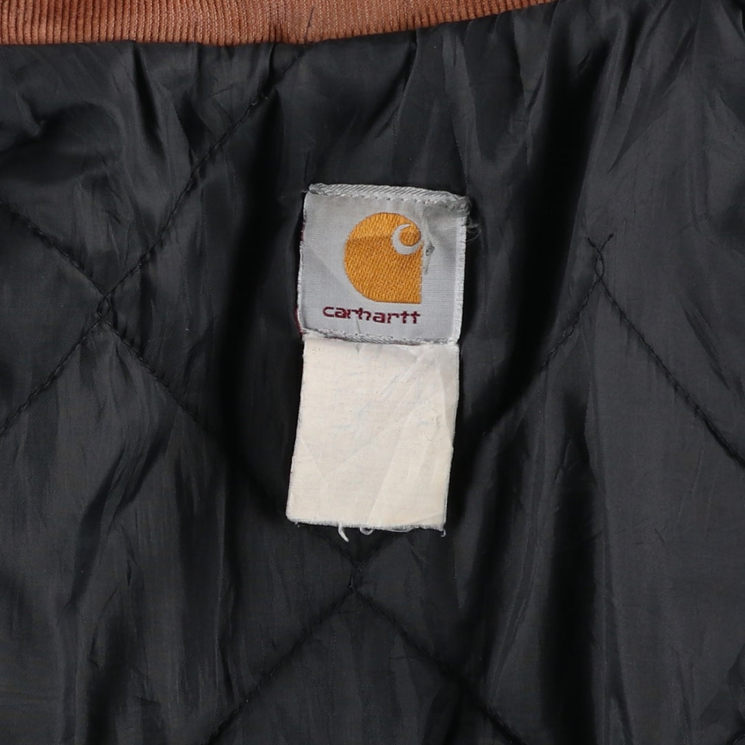 Carhartt Traditional Coat Duck Work Jacket Men's L size unclear Beige type Vintage Second Hand