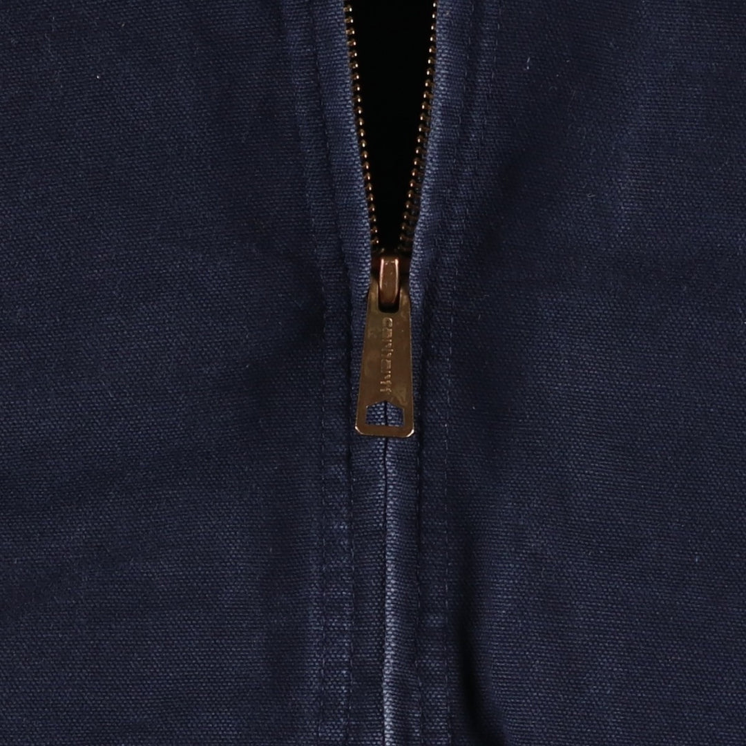 Carhartt Active Jacket Duck Full Zip Parka Made in USA Men's XXL cotton navy blue type Vintage Second Hand