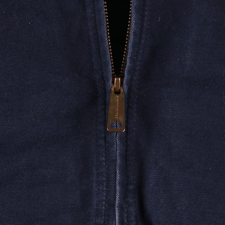 Carhartt Active Jacket Duck Full Zip Parka Made in USA Men's XXL cotton navy blue type Vintage Second Hand