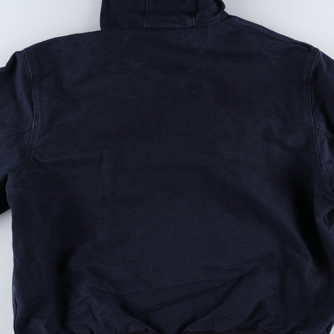Carhartt Active Jacket Duck Full Zip Parka Made in USA Men's XXL cotton navy blue type Vintage Second Hand