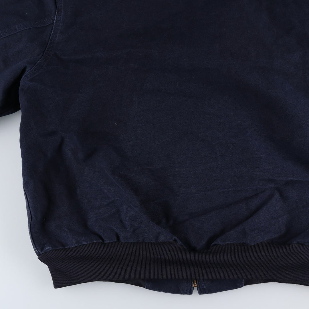 Carhartt Active Jacket Duck Full Zip Parka Made in USA Men's XXL cotton navy blue type Vintage Second Hand