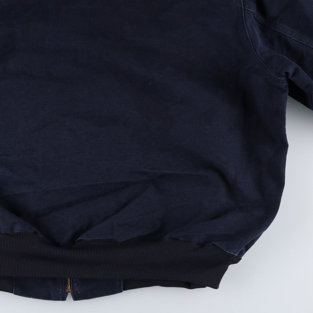 Carhartt Active Jacket Duck Full Zip Parka Made in USA Men's XXL cotton navy blue type Vintage Second Hand