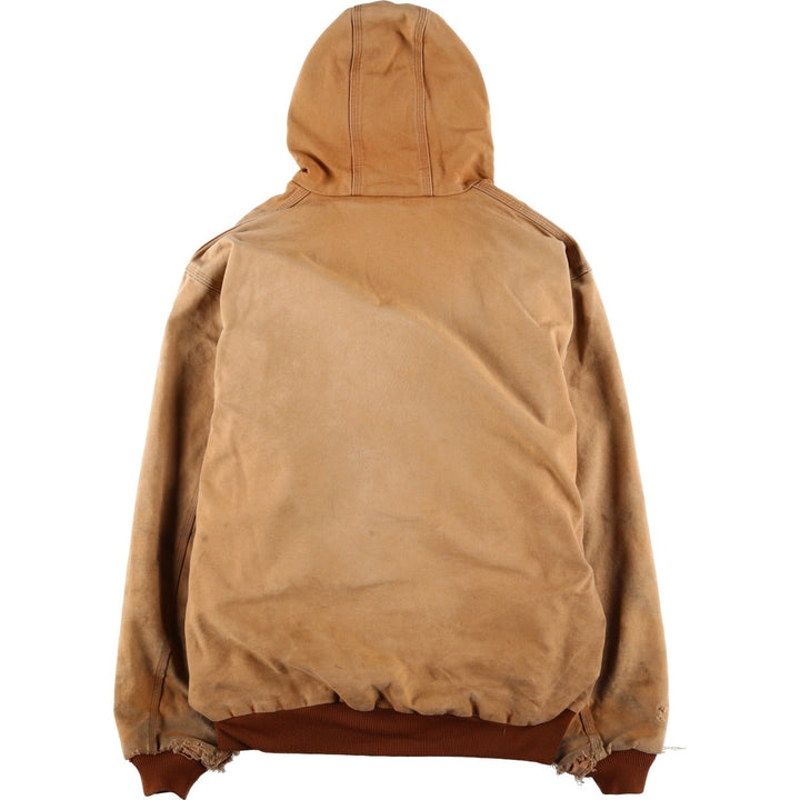 Carhartt Active Jacket Duck Full Zip Parka Made in USA Men's XL cotton Beige type Vintage Second Hand