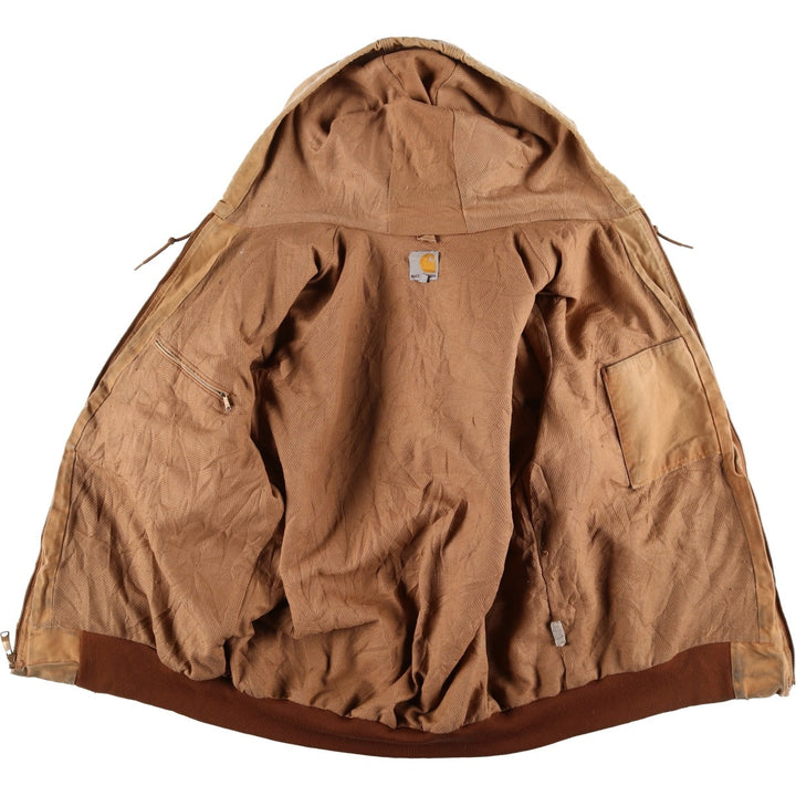 Carhartt Active Jacket Duck Full Zip Parka Made in USA Men's XL cotton Beige type Vintage Second Hand