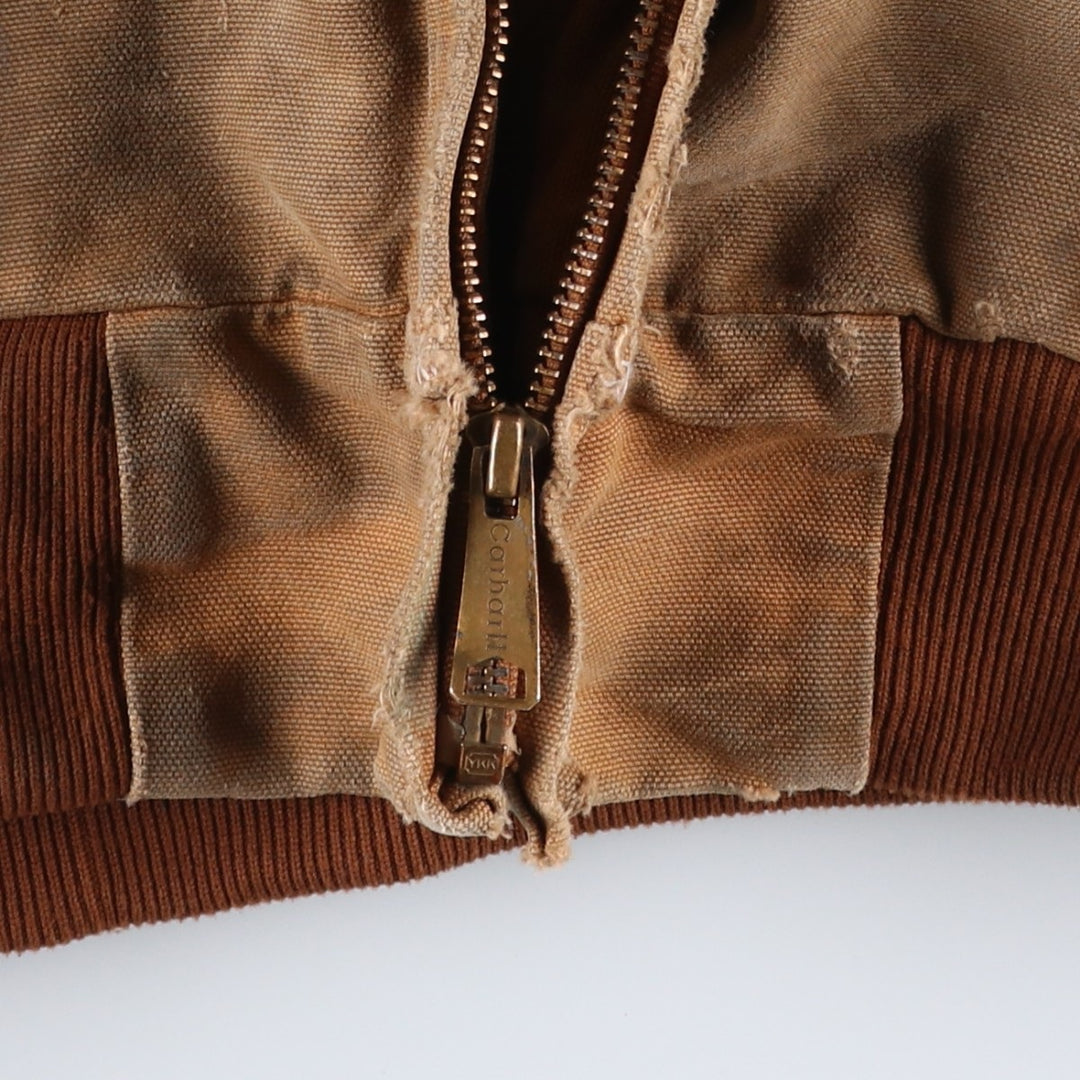 Carhartt Active Jacket Duck Full Zip Parka Made in USA Men's XL cotton Beige type Vintage Second Hand