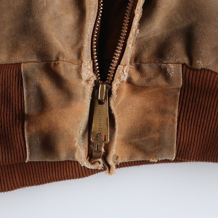 Carhartt Active Jacket Duck Full Zip Parka Made in USA Men's XL cotton Beige type Vintage Second Hand