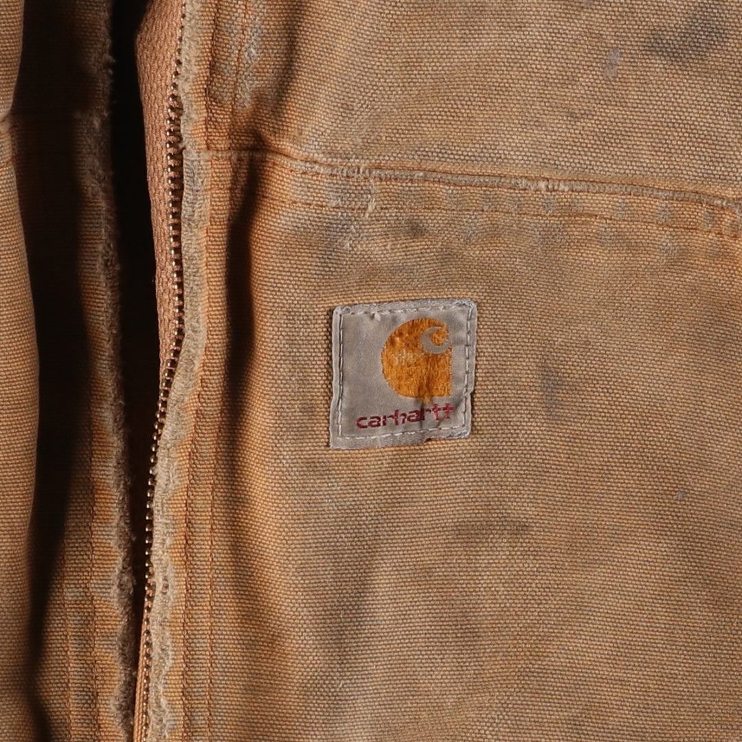Carhartt Active Jacket Duck Full Zip Parka Made in USA Men's XL cotton Beige type Vintage Second Hand