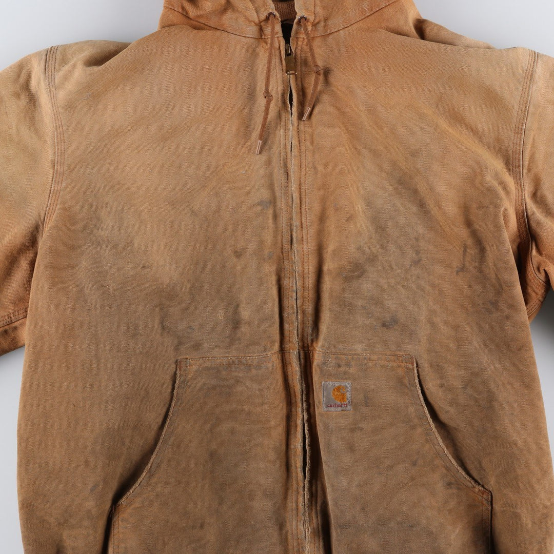 Carhartt Active Jacket Duck Full Zip Parka Made in USA Men's XL cotton Beige type Vintage Second Hand