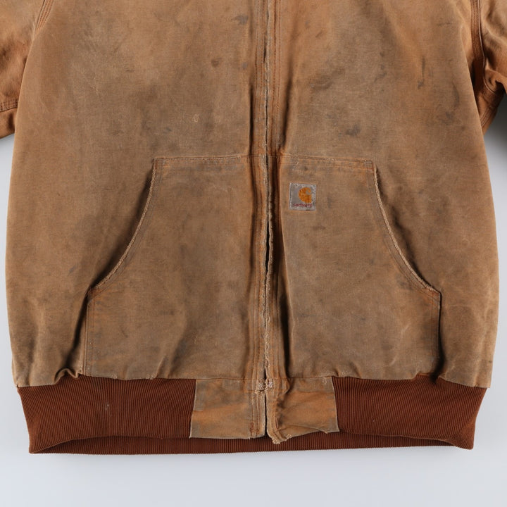 Carhartt Active Jacket Duck Full Zip Parka Made in USA Men's XL cotton Beige type Vintage Second Hand