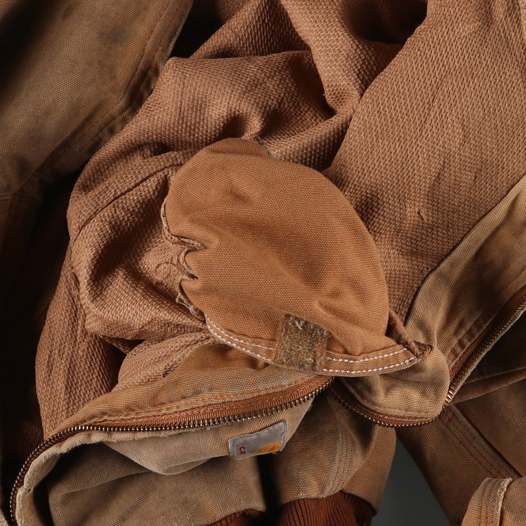 Carhartt Active Jacket Duck Full Zip Parka Made in USA Men's XL cotton Beige type Vintage Second Hand
