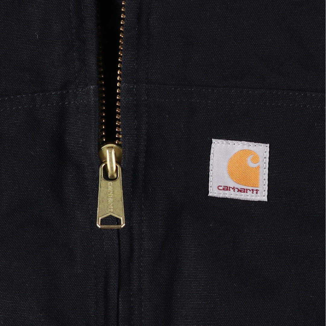 Carhartt Active Jacket, Padded Duck Full Zip Parka, Made in USA, Men's XL cotton black type Vintage Second Hand