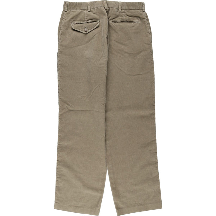 Vintage 80s-90'S LANDS' END corduroy pants, made in the USA, men's size W31. cotton Beige type Vintage Second Hand