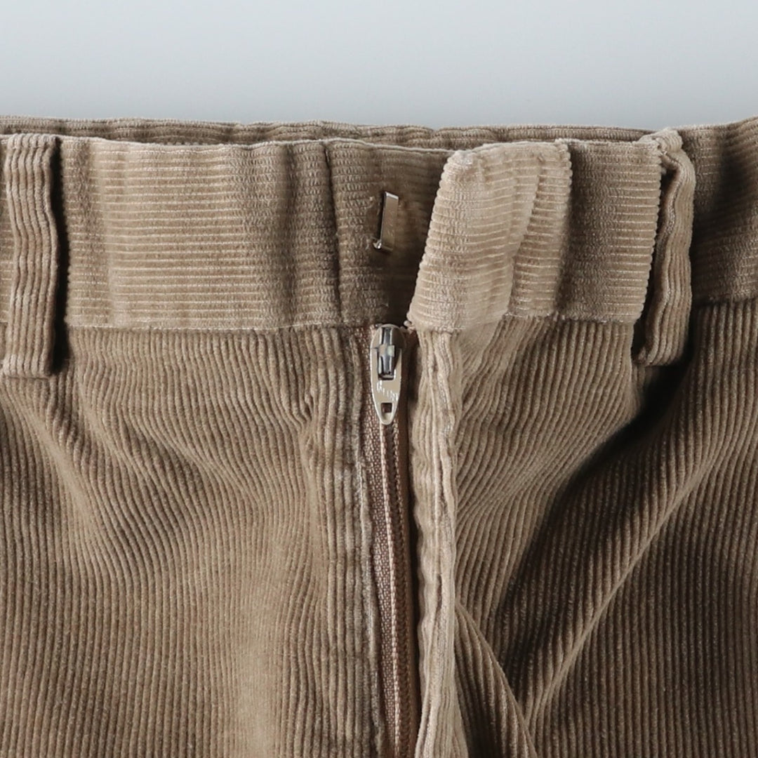 Vintage 80s-90'S LANDS' END corduroy pants, made in the USA, men's size W31. cotton Beige type Vintage Second Hand