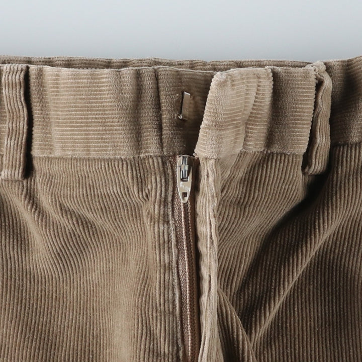 Vintage 80s-90'S LANDS' END corduroy pants, made in the USA, men's size W31. cotton Beige type Vintage Second Hand