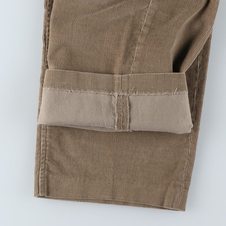 Vintage 80s-90'S LANDS' END corduroy pants, made in the USA, men's size W31. cotton Beige type Vintage Second Hand