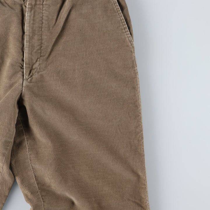 Vintage 80s-90'S LANDS' END corduroy pants, made in the USA, men's size W31. cotton Beige type Vintage Second Hand