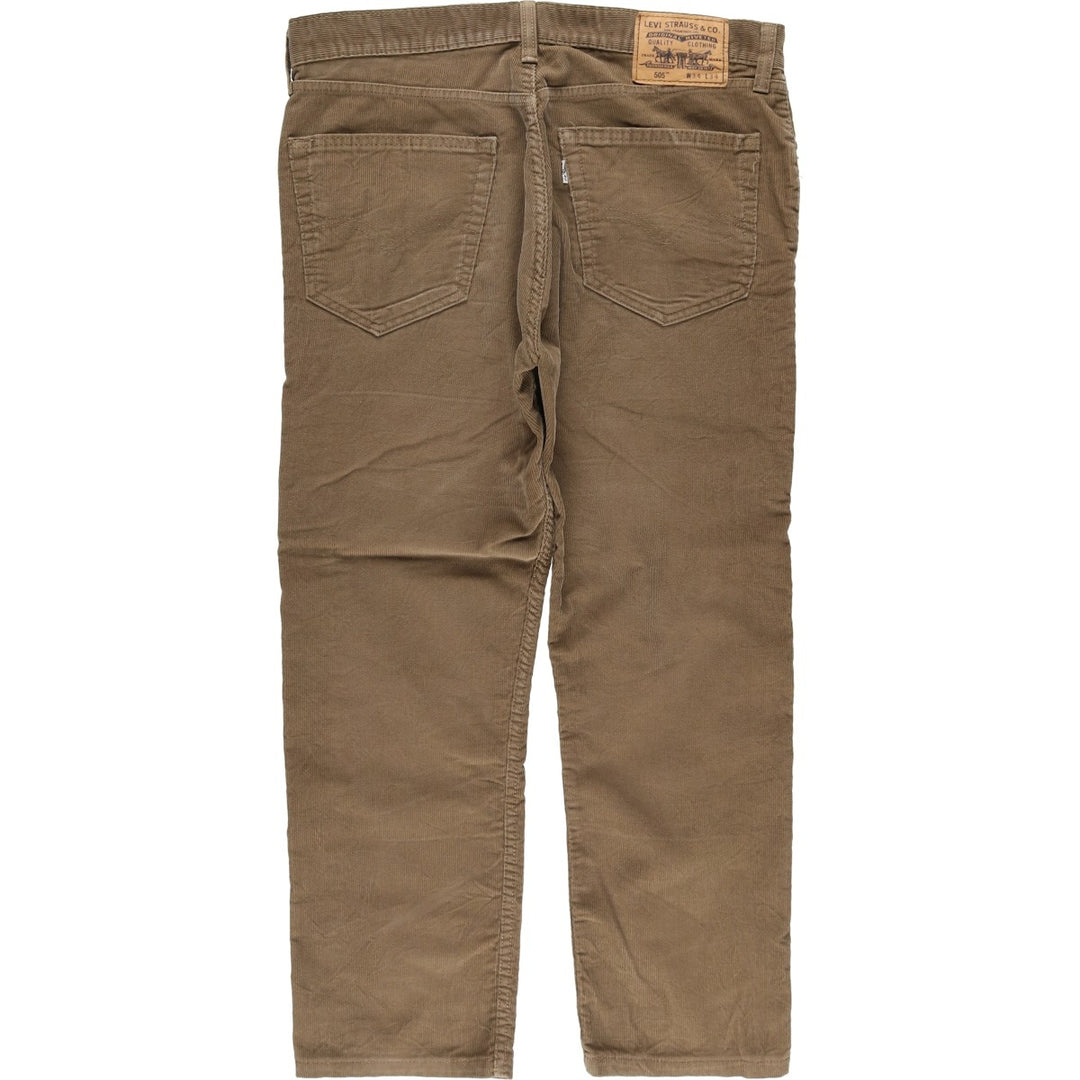 Levi's 505 Corduroy Pants, Men's, Size W34 cotton beige type brown Vintage Second Hand