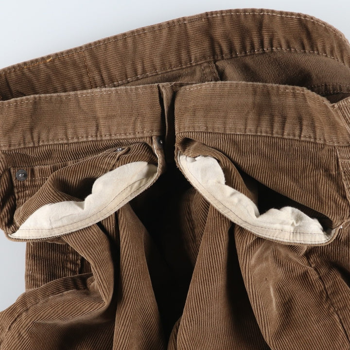 Levi's 505 Corduroy Pants, Men's, Size W34 cotton beige type brown Vintage Second Hand