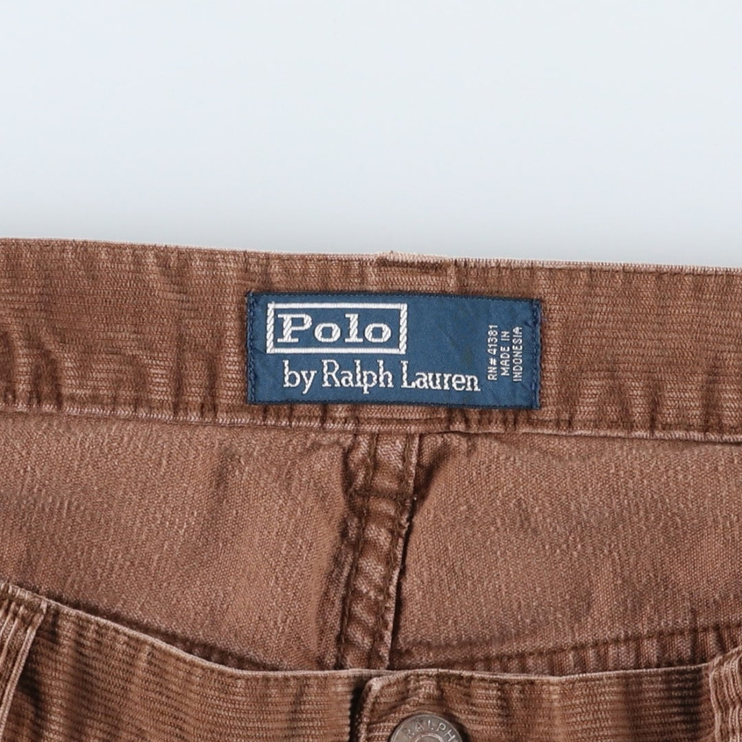Ralph Lauren POLO by Ralph Lauren Corduroy Pants Men's W36 cotton brown type Vintage Second Hand