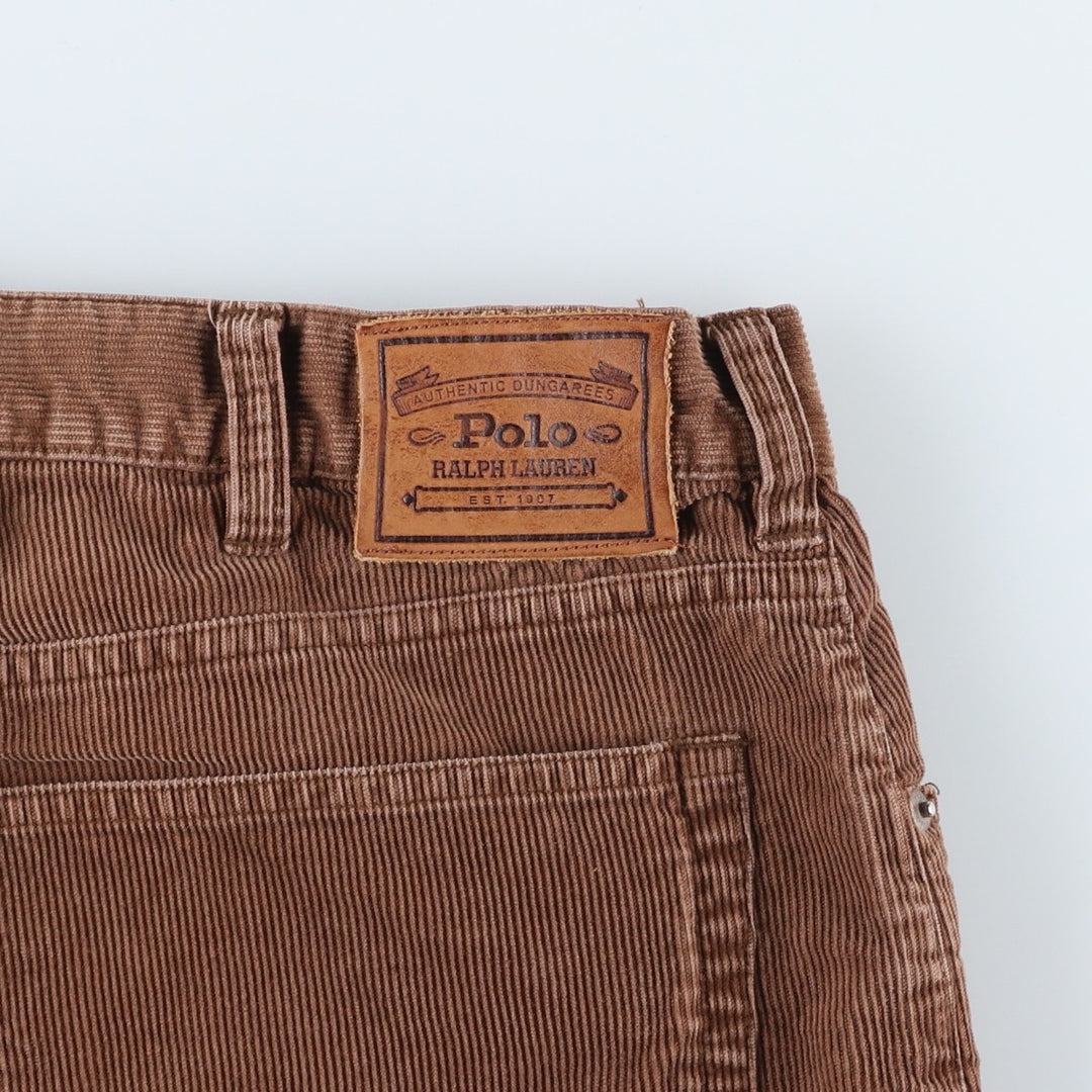 Ralph Lauren POLO by Ralph Lauren Corduroy Pants Men's W36 cotton brown type Vintage Second Hand
