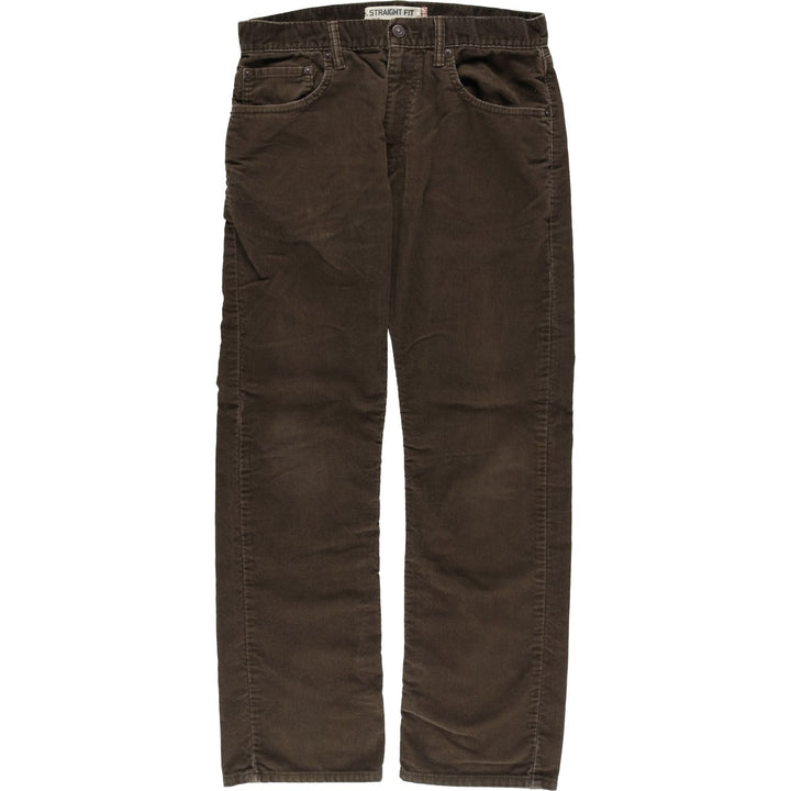Levi's 505 Straight Fit Corduroy Pants, Men's, Size W32 cotton brown type Vintage Second Hand