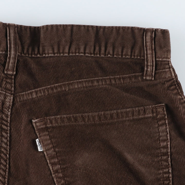 Levi's 505 Straight Fit Corduroy Pants, Men's, Size W32 cotton brown type Vintage Second Hand