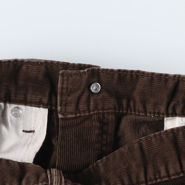 Levi's 505 Straight Fit Corduroy Pants, Men's, Size W32 cotton brown type Vintage Second Hand