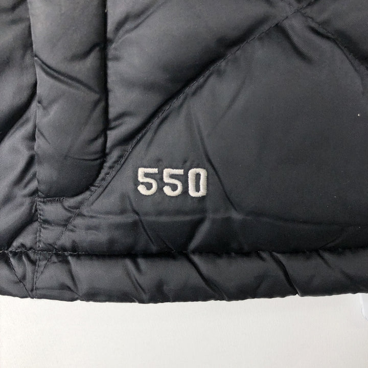 The North Face 550 Fill Power Goose Down Vest, Women's Size M Nylon black type Vintage Second Hand