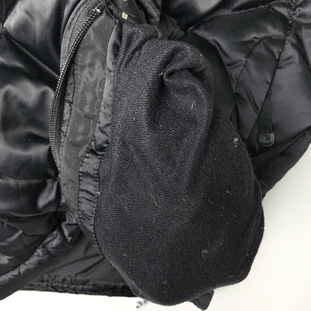 The North Face 550 Fill Power Goose Down Vest, Women's Size M Nylon black type Vintage Second Hand