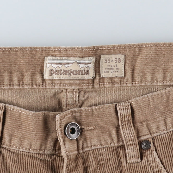 Patagonia 55920FA19 Corduroy Pants, Men's, Size 34 (approx.) cotton Beige type Vintage Second Hand