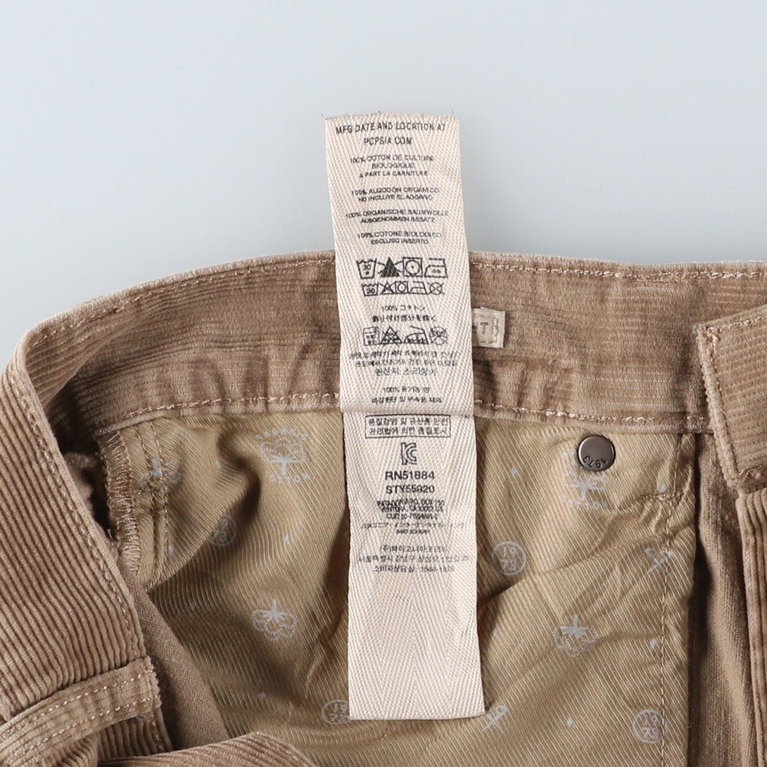 Patagonia 55920FA19 Corduroy Pants, Men's, Size 34 (approx.) cotton Beige type Vintage Second Hand