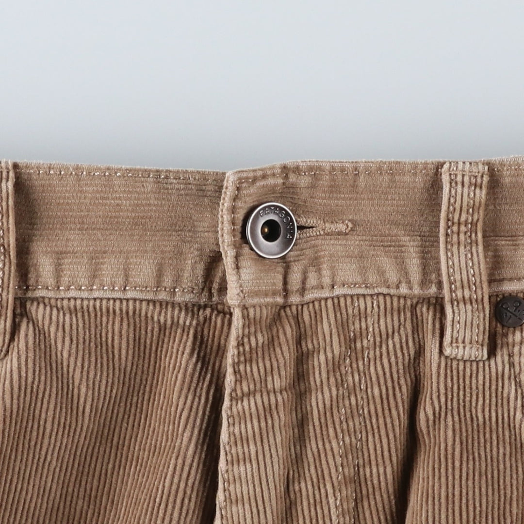 Patagonia 55920FA19 Corduroy Pants, Men's, Size 34 (approx.) cotton Beige type Vintage Second Hand